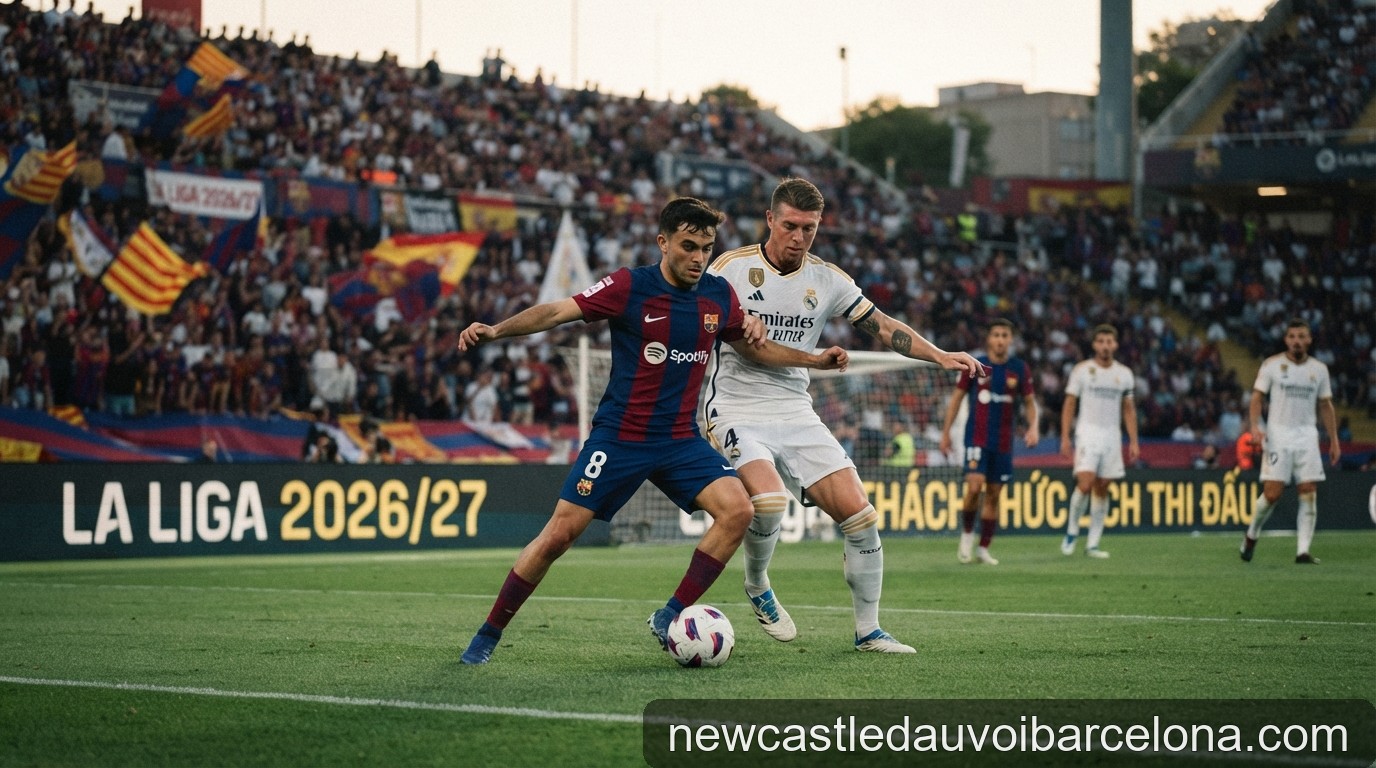 La Liga 2026/27 khởi tranh: Barcelona và Real Madrid đối mặt thách thức từ lịch thi đấu dày đặc